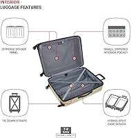 Amazon.com | SwissGear 8018 Expandable Luggage, Hard Shell Large